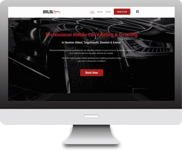Diamond Detailing Car valeting website