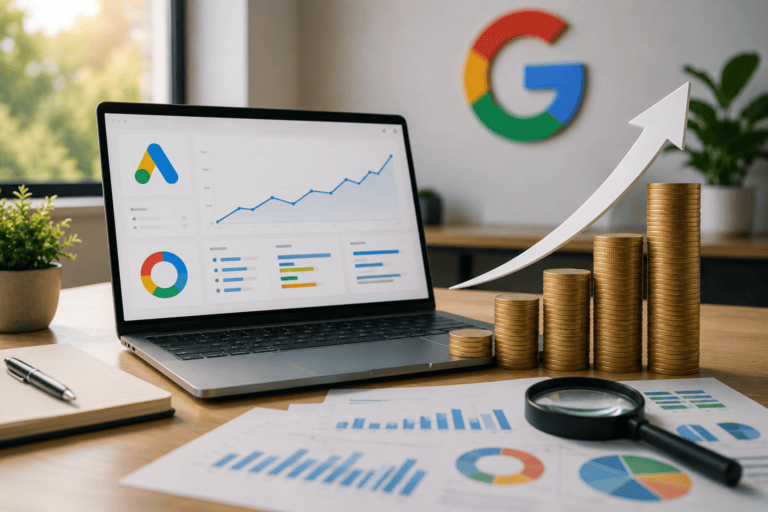 higher return on investment in relation to google adverts
