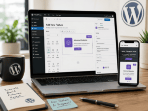 wordpress creating new features